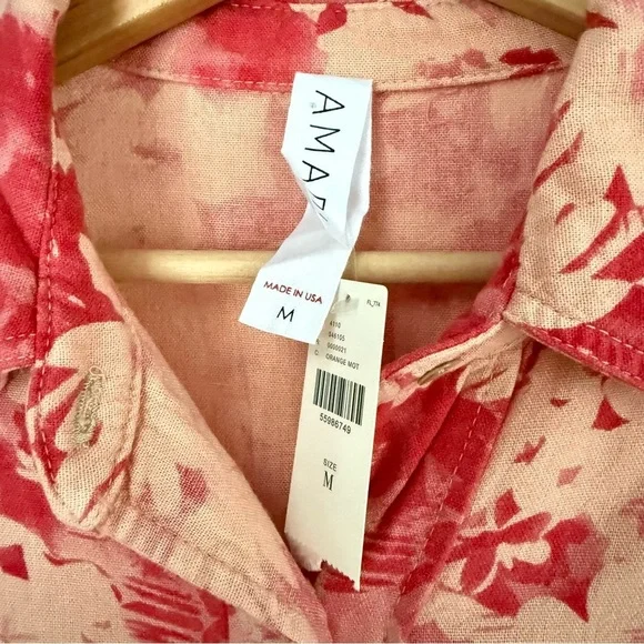 NEW Anthropologie Amadi Kailee Shirt Sz M - Picture 11 of 11